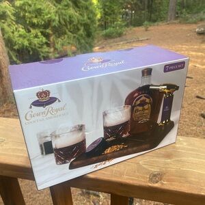 Cocktail Smoker Set - Purple and Brown